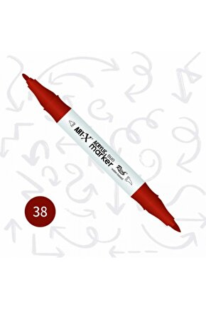 Art-x Akrilik Marker Çift Taraflı Kalem No:38