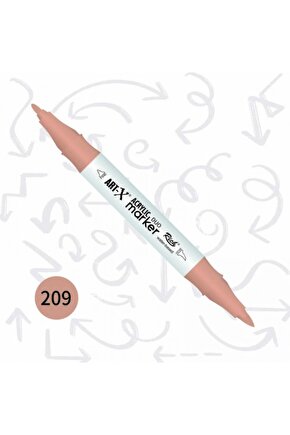 Art-x Akrilik Marker Çift Taraflı Kalem No:209