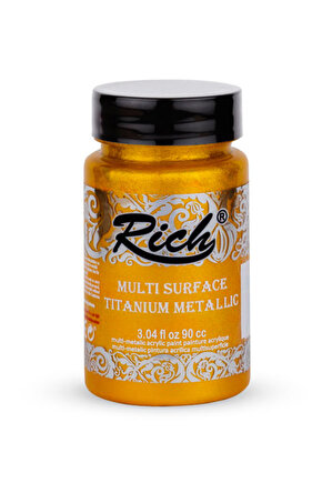 Multi Surface Titanium Metalik Boya 90 cc. N:2522 Som Altın