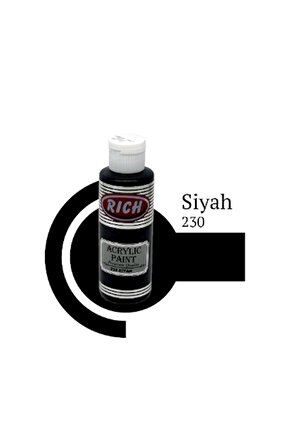 Akrilik Boya 230 Siyah 120 Cc