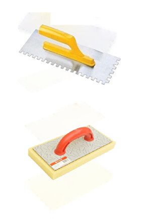 Seramik Mala 35cm + Süngerli Mala Set