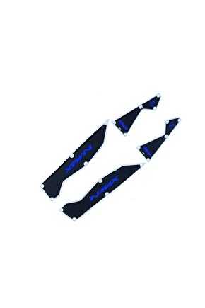 Yamaha Nmax 2015 - 2020 Uyumlu Mavi Krom Ayak Basamak