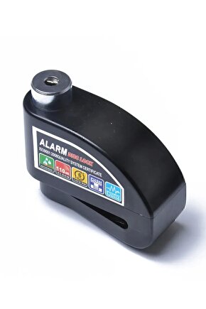 110 Db Siyah Motosiklet Alarmlı Disk Kilidi Hatırlatma Kablolu (SARI-SİYAH-YEŞİL-MAVİ-GRİ RENK)