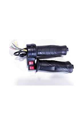 E Bike Geri Vitesli Gaz Kolu 8 Kablolu 3 Soketli