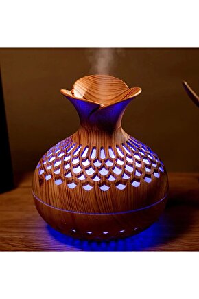 ODA HAVA NEMLENDİRİCİ 300ML RGB LED IŞIKLI HUMUDİFİER AROMA DİFİZÖR BUHAR MAKİNESİ