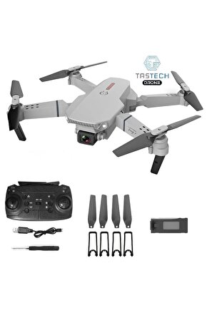 720P KAMERALI DRONE E88 KATLANABİLİR UZAKTAN KUMANDALI APP DESTEKLİ QUADCOPTER