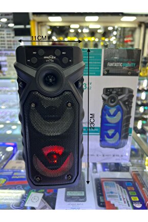 BLUETOOTH SPEAKER KABLOSUZ ŞARJLI HOPARLÖR LED IŞIKLI PARTY BOX