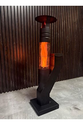 FÜZE TİPİ PELET SOBASI CAM SOBA ROKET SOBA BAHÇE CAM BALKON KIŞ BAHÇESİ CAFE RESTORAN KAMP TİPİ YENİ