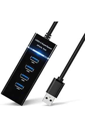 4 Port 3.0 Usb Çoklayıcı 30 Cm Kablo 3.0 Usb Hub