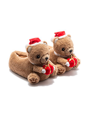 Regalo Kadın Hayvanlı Panduf Kahverengi 3641