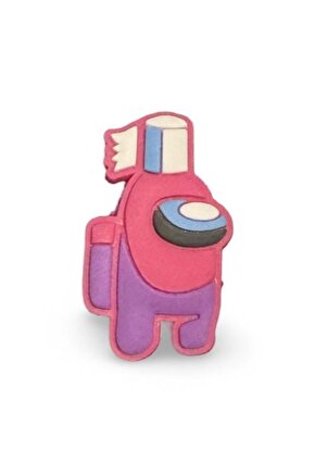 Pembe Tekli Terlik Süsü (1 adet) Jibbitz Charm