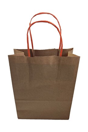 14 SÜS Burgu Saplı Karton Çanta 29x15x29 25 Adet