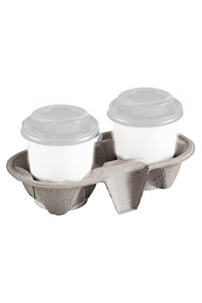 Karton Bardak Taşıyıcı 2 Li  Karton Bardak Viyolü 2 Li (120 Li Paket)