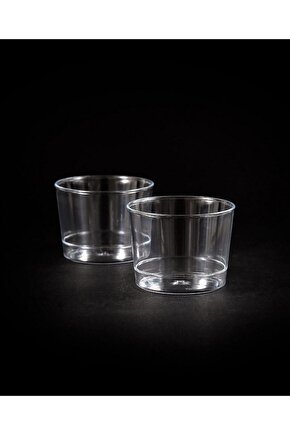 Plastik Kristal Kap 180cc Bodega 30 Adet (1 Paket) Kapaksız