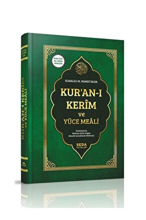 Kuranı Kerim Mealli Rahle Boy Diyanet Mühürlü Seda Yayınları