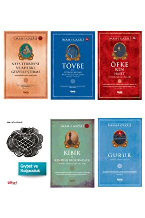 Nefs Terbiyesi-tövbe-öfke Ve Kin-gıybet Ve Koğuculuk - Kibir Ve Kendini Beğenmişlik - Gurur 6lı Set