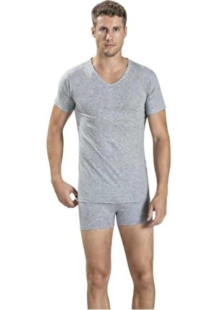 JİBER 112 ERKEK V YAKA YARIM KOL FANİLA 10 ADET