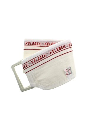 Kelebek Sırt Kesesi Kalın Klasik Beyaz