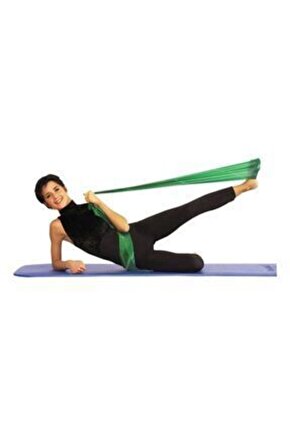 Metre Yeşil Egzersiz Pilates Bandı PaketliThera Band 1,5