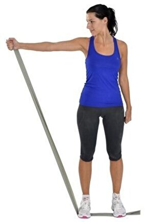 Pilates & Yoga EgzersizBandı , Theraband Gümüş (ekstra Güçlü) 22.5 Mt