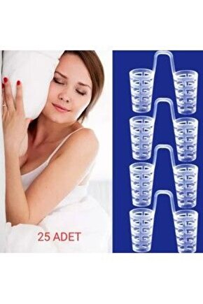 25 Adet Horlama önlemeyeYardımcı Burun Aparatı
