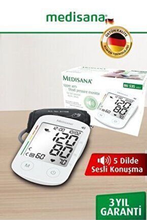 Arapça Ingilizce Almanca Rusça Konuşan Kol Tipi Dijital Tansiyon AletiGeniş Ekran Türkçe