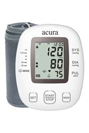 AC-9080 199 Hafızalı Tam Otomatik Koldan Ölçer Tansiyon Aleti Çanta Hediyeli