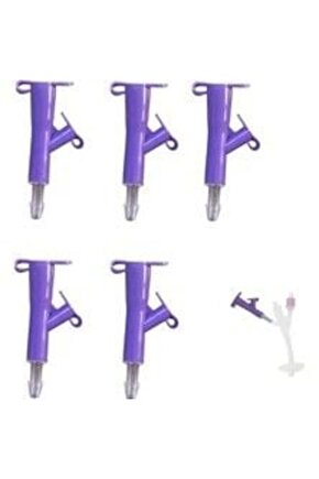 Y Konnektör Peg Beslenme Portu 5 Adet Y Port