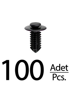 Mercedes için Tampon Klips- 100 Adet