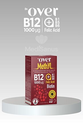 B12 Plus, Methylcobalamin, Biotin, Folik Asit, Vitamin B1, B5, B6 Içeren Tak. Edici Gıda Sprey 20 ml