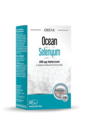 Orzax Selenyum 200mcg 60 Tablet
