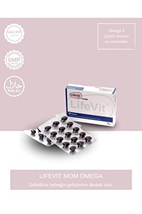 Mom Omega 30 Kapsül – Anneler Ve Bebekler Için Omega 3 Ve Folik Asit Takviyesi