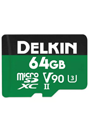 Delkin 64gb Power Uhs-ıı (v90) Micro Sd Hafıza Kartı