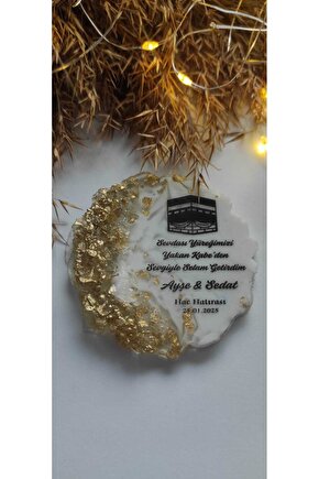 BİRGÜLCE Hac Kabe Umre Hediyelik 10 Adet Epoksi Magnet Özel Tasarım