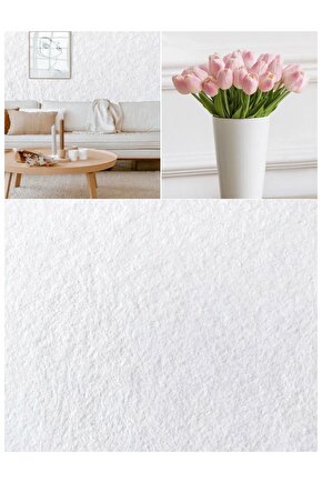 Mat Beyaz - Izo-001 - 4 Mt2 Organik Dekoratif Yalıtım Sıvası - Ses & Isı & Nem Yalıtımı