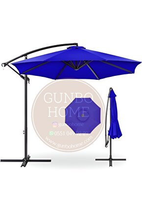 3 MT 8 KABURGA FULL DEMİR 21 KG MAVİ  BAHÇE ŞEMSİYESİ HAVUZ ŞEMSİYESİ YERLİ ÜRETİM BÜYÜK ŞEMSİYE