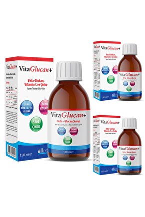 Vitaglucan+ Şurup 150 ml X 3 Adet