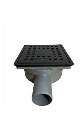 Siyah Q32 Yan Çıkış 10X10 Çelik Çerçeve Süzgeç(Kötü Kokulara Son)