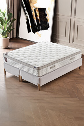 Janett Modeli Çift Kişilik Ortopedik Yatak Destekleyici Konfor ve Şık Görünüm