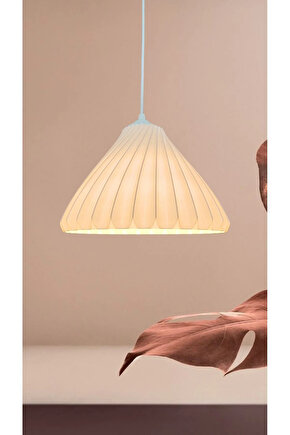 Seagull Beyaz Avize Yatak Odası, Mutfak, Oturma Odası Tasarım Tekli Sarkıt Avize (PLASTİK)