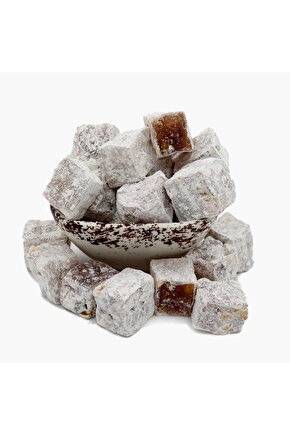 Çifte Kavrulmuş Pudralı Kuş Lokumu 400g –Tatlandırıcısız, Doğal Tatlı