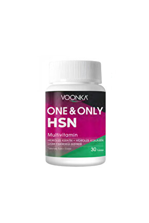 One & Only HSN Multivitamin 30 Tablet - Yeni Ambalaj