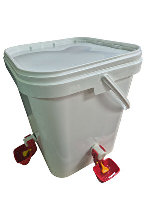 Depo Tavuk Suluk 18 Lt Otomatik Suluk 4 Adet Depo Suluk Monteli