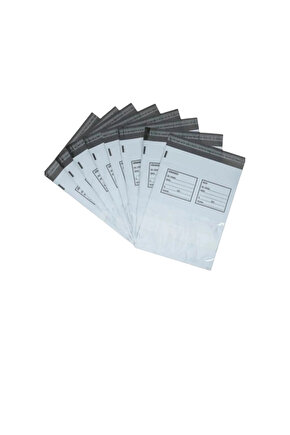 CEPLİ KARGO POŞETİ 100 ADET 17*23+4 GRİ