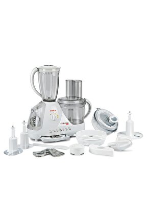 Prokit 444 Plus GH21020 Kompakt Mutfak Robotu Beyaz