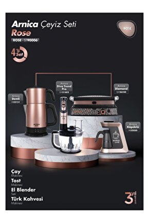 4lü Çeyiz Seti ST90006 Rose