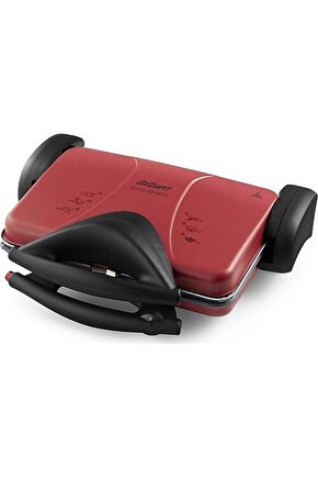 Tutto Granite Izgara Ve Tost Makinesi 4 Dilim Kapasiteli 1800W Kırmızı - AR2045-K