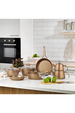 New Range Çeyiz Seti 11 Parça-Bakır