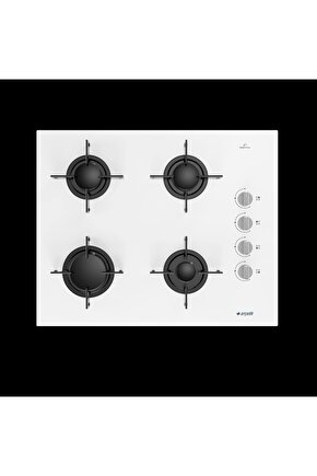 OCL T 651 EB Beyaz Cam Ankastre Ocak