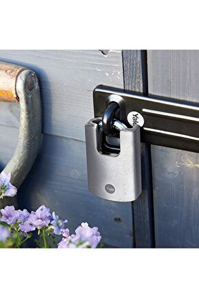 Marka: Y122b501231 - 50mm Dmu Muhafazalı Krom Kaplamalı Asma Kilit - Yüksek Korumalı - Boro